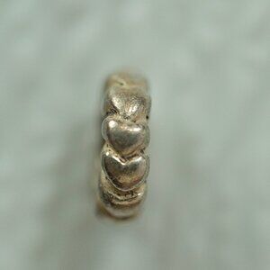 Pandora Heart Spacer Charm Sterling Silver